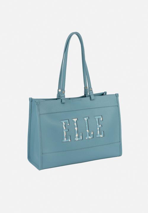 Elle - Cut Out Tote - Blue