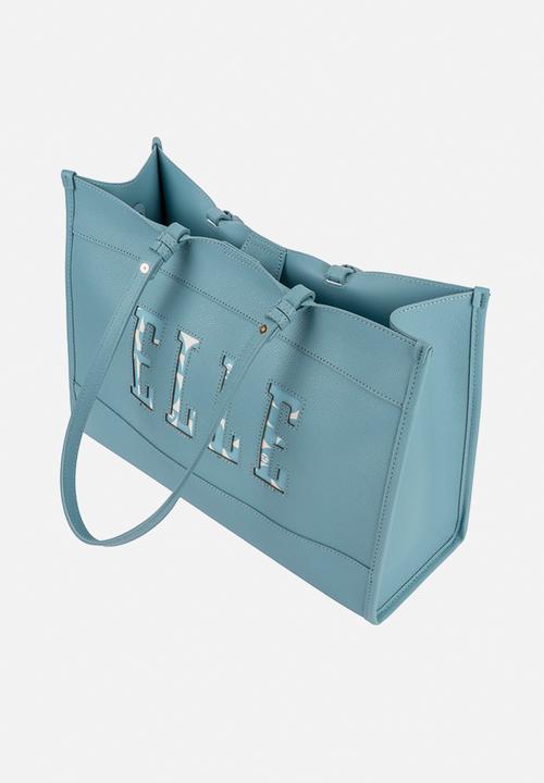 Elle - Cut Out Tote - Blue