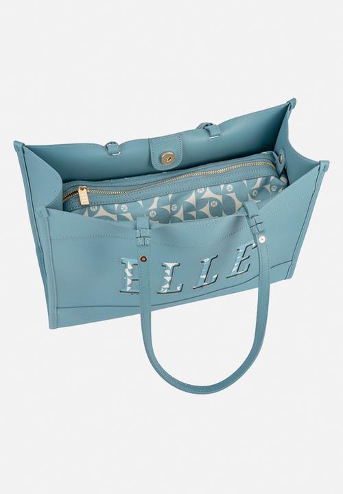 Elle - Cut Out Tote - Blue