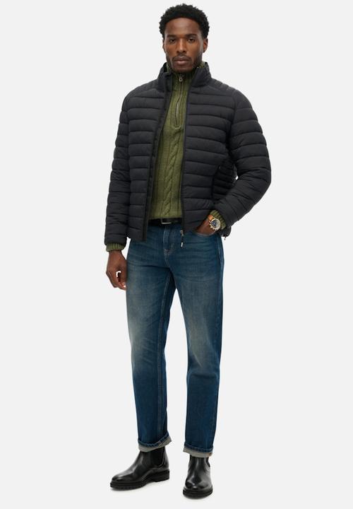 Superdry. - FUJI LITE PADDED JACKET  - Black