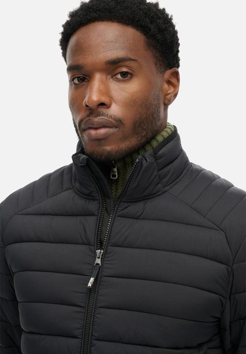 Superdry. - FUJI LITE PADDED JACKET  - Black