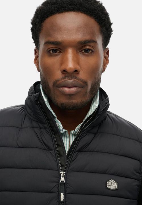 Superdry. - FUJI LITE PADDED GILET  - Black