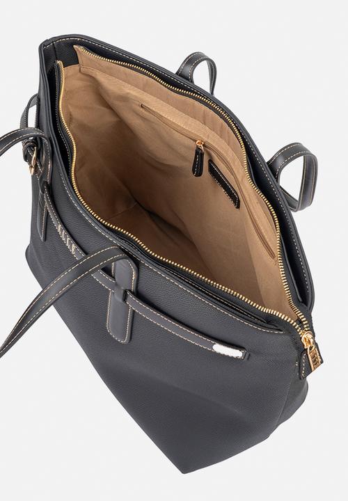 Elle - Belt Buckle Tote - Black