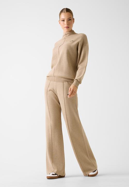 GUESS - Ursula Pants Swtr - Sand Tan Melange