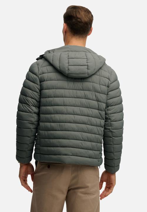 Superdry. - HOODED FUJI LITE JACKET  - Biker Grey