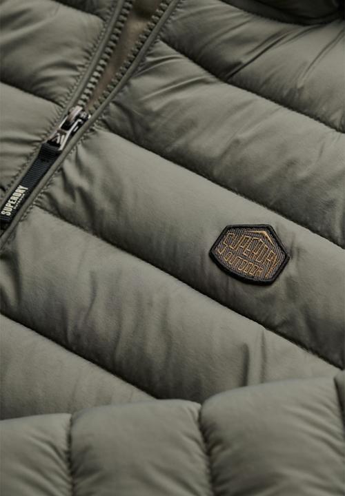 Superdry. - HOODED FUJI LITE JACKET  - Biker Grey
