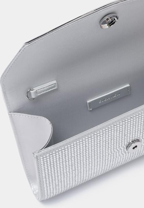 Forever New - Hillary Heatfix Clutch In Silver