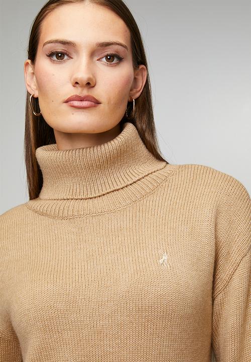 POLO - Wmn May Ls Relaxed Jersey - Oatmeal