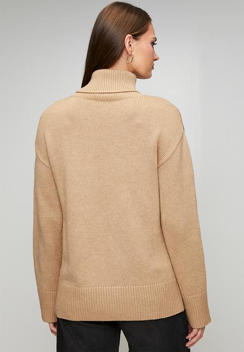 POLO - Wmn May Ls Relaxed Jersey - Oatmeal