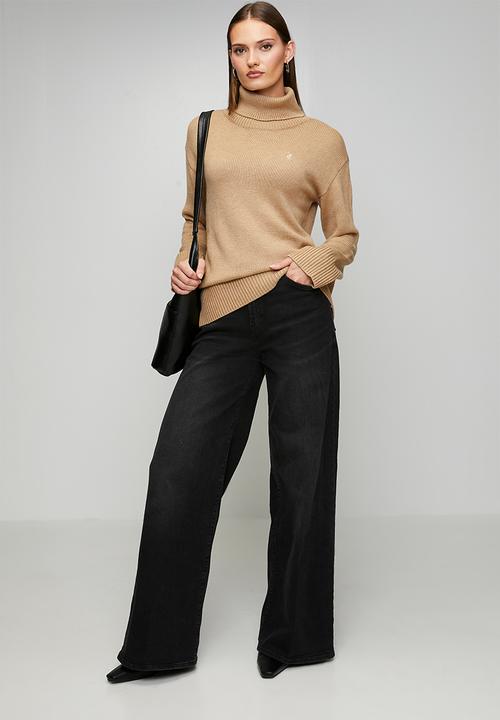 POLO - Wmn May Ls Relaxed Jersey - Oatmeal