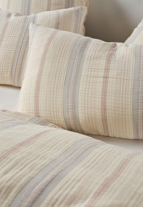 Linen House - Coolum Duvet Cover Set - Silver