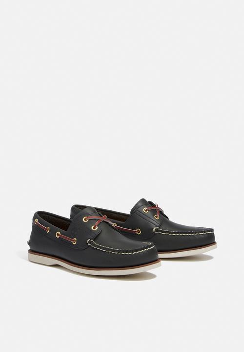 Timberland - Classic Boat Shoe - Blue leather