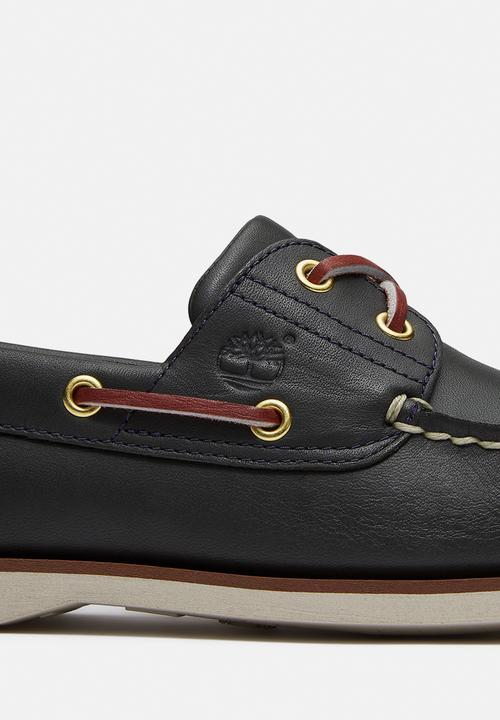 Timberland - Classic Boat Shoe - Blue leather
