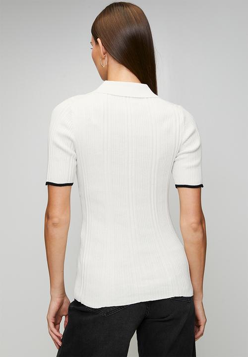 POLO - Wmn Asha Ms Knit Golfer - Off White