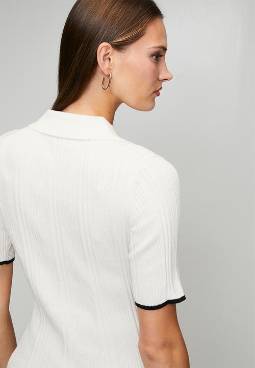 POLO - Wmn Asha Ms Knit Golfer - Off White