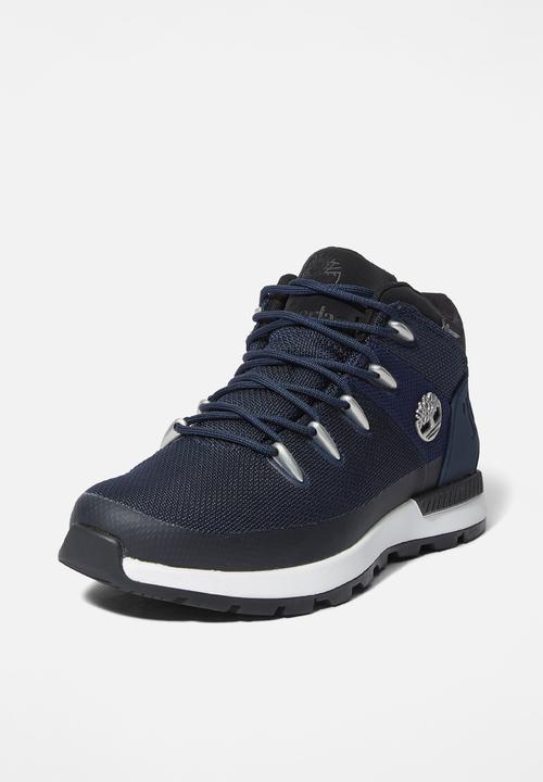 Timberland - Sprint Trekker Mid Lace Up Waterproof Sneaker - Navy