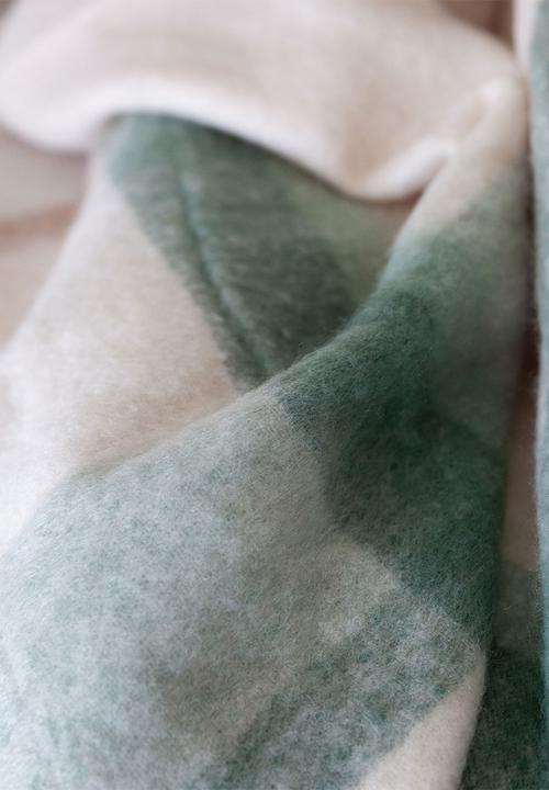 Linen House - Embrace Throw - Willow Blue