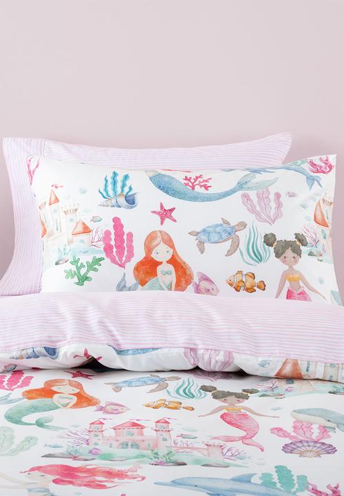 Mermaid Splash Duvet Cover Set - Multi