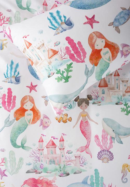 Linen House - Mermaid Splash Duvet Cover Set - Multi
