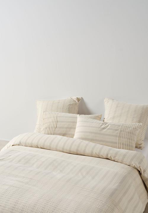 Linen House - Pambula Duvet Cover Set - Vanilla