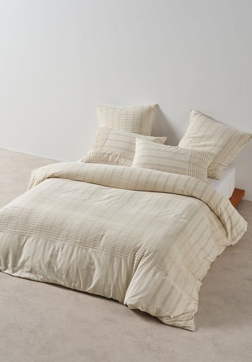Pambula Duvet Cover Set - Vanilla