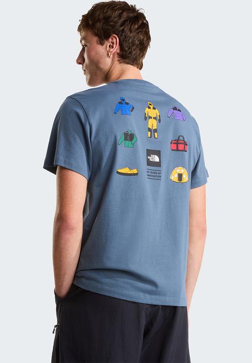 The North Face -  Icon Celebration Regular Short Sleeve Tee-Graphic - Granite Grey