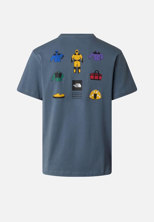 The North Face -  Icon Celebration Regular Short Sleeve Tee-Graphic - Granite Grey