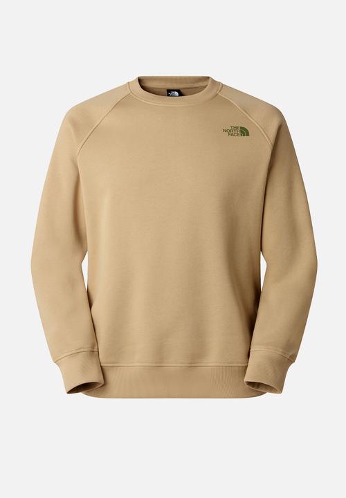 The North Face - Raglan Box Nse Regular Crew Sweatshirt  - Khaki Stone