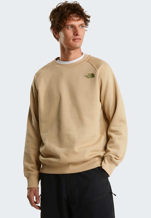 The North Face - Raglan Box Nse Regular Crew Sweatshirt  - Khaki Stone
