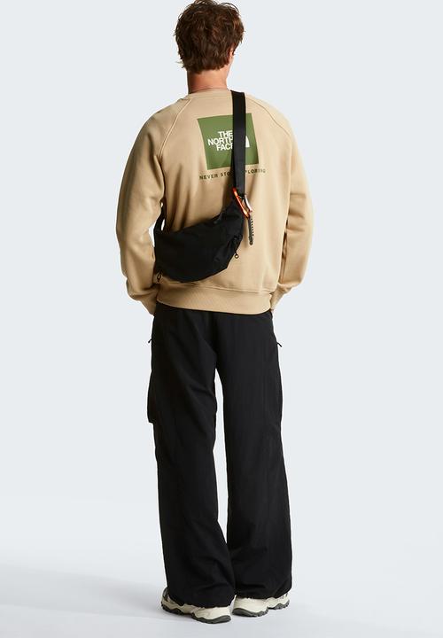 The North Face - Raglan Box Nse Regular Crew Sweatshirt  - Khaki Stone