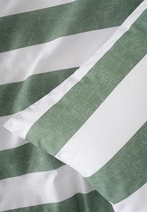 Linen House - Sydney Duvet Cover Set - Moss
