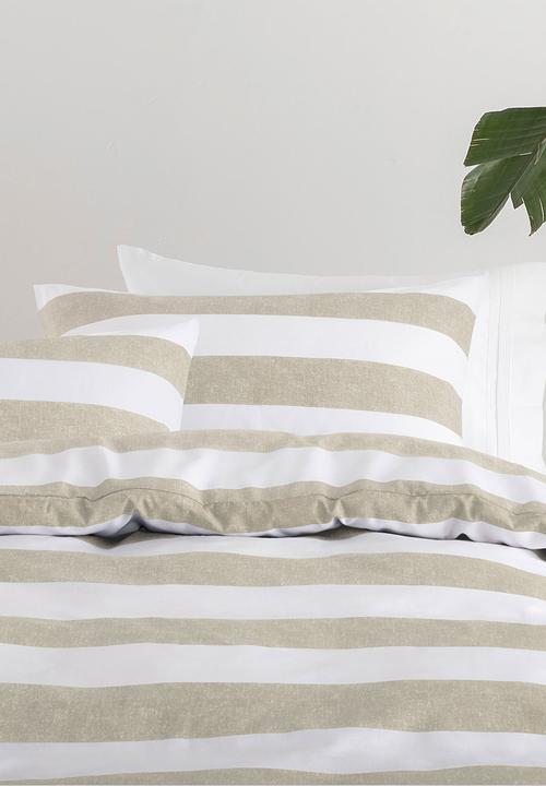 Linen House - Sydney Duvet Cover Set - Stone