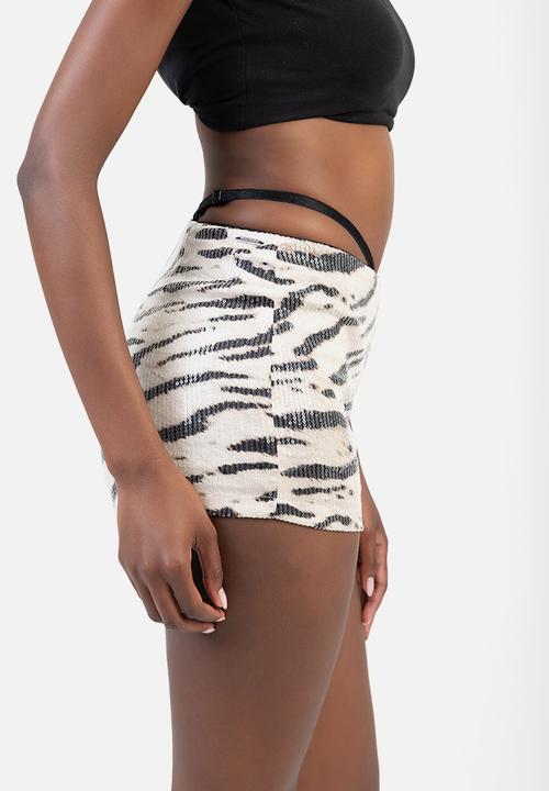 SISSY BOY - Slow It Down Shorts - Beige Multi