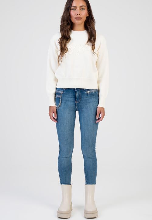 SISSY BOY - Forever Young Knit Sweater - Cream