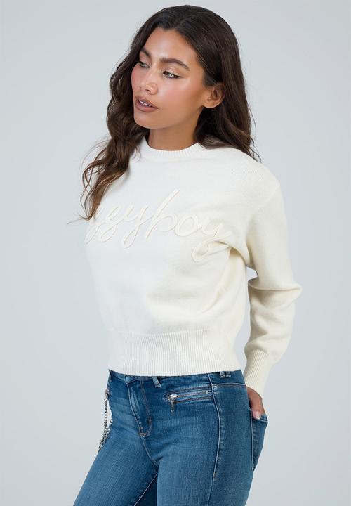 SISSY BOY - Forever Young Knit Sweater - Cream