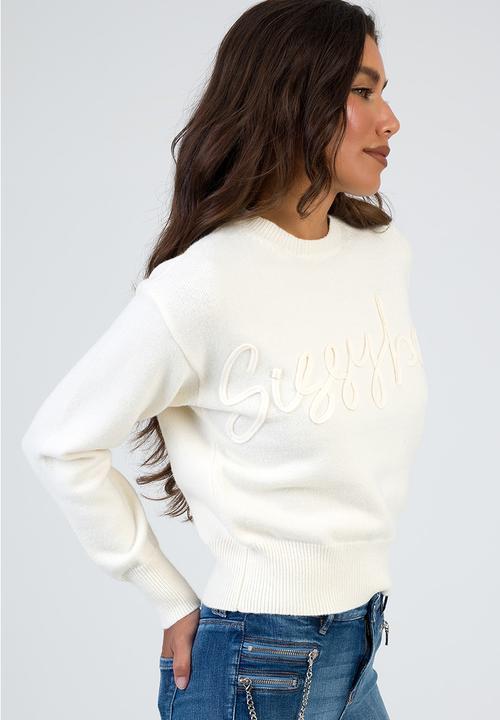 SISSY BOY - Forever Young Knit Sweater - Cream