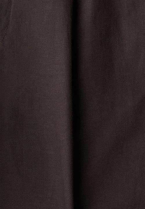 H&M - Relaxed fit linen-blend trousers - dark brown