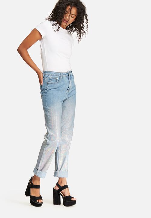 Glamorous - Light holographic jeans