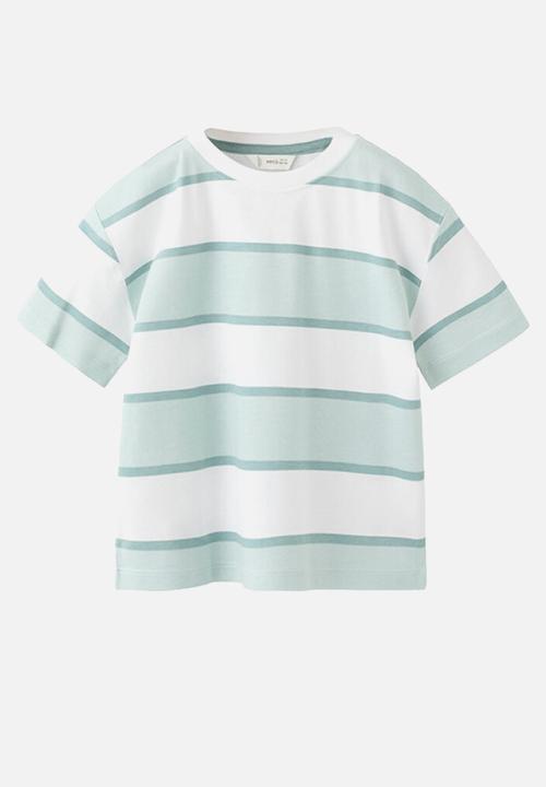 MANGO - T-Shirt MBERT - Turquoise / Aqua