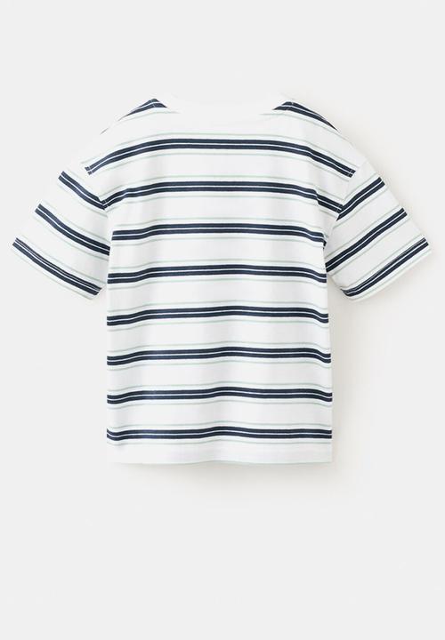 MANGO - T-Shirt MRAYAS - Navy