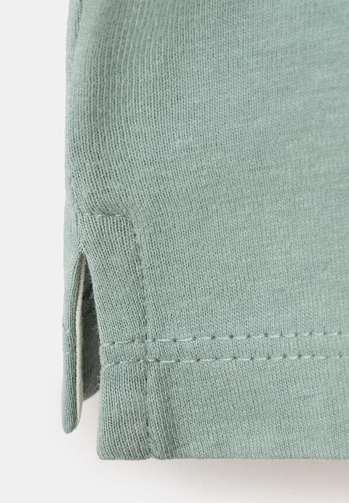 MANGO - T-Shirt MFLIP - Medium Green