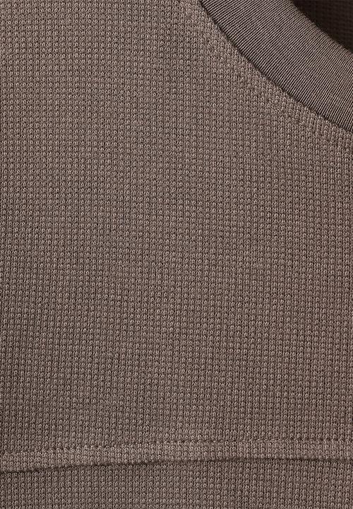MANGO - T-Shirt CHOCOSET - Dark Brown