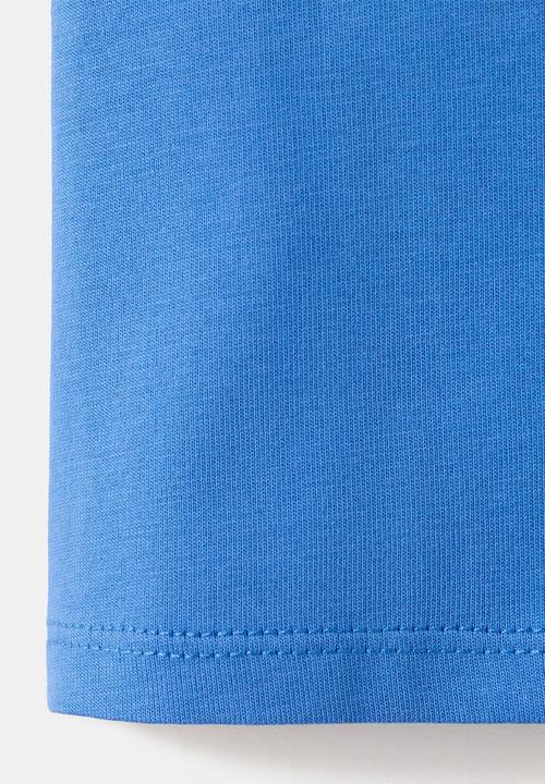 MANGO - T-Shirt VOLANTI - Bright Blue