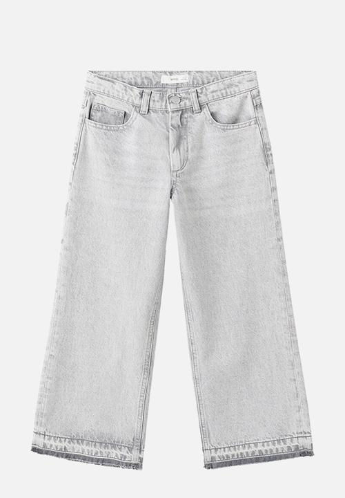 MANGO - Jeans CULOTTE1 - Open Gray