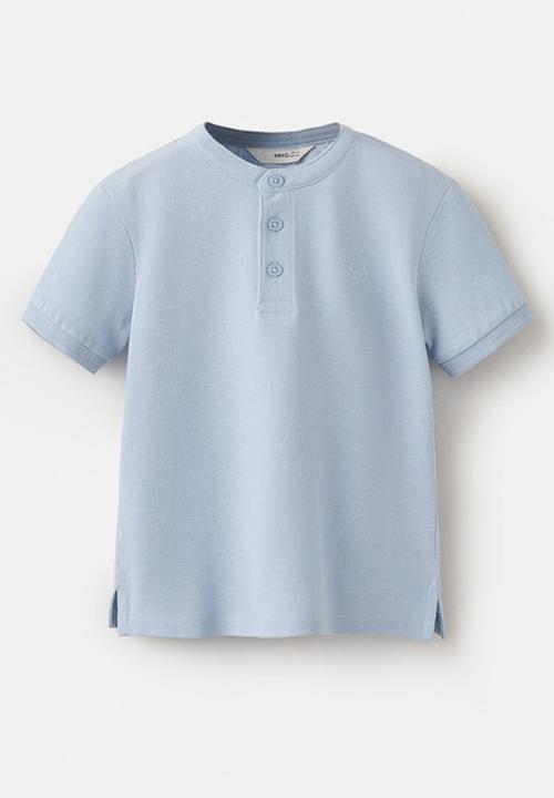 MANGO - Poloshirt HANOIB - Light/Pastel Blue