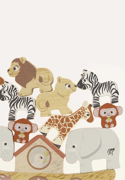 Le Toy Van - Noah's Balancing Ark Animal Stacker - multi