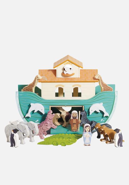 23 pcs Noah's Great Wooden Ark & Animals