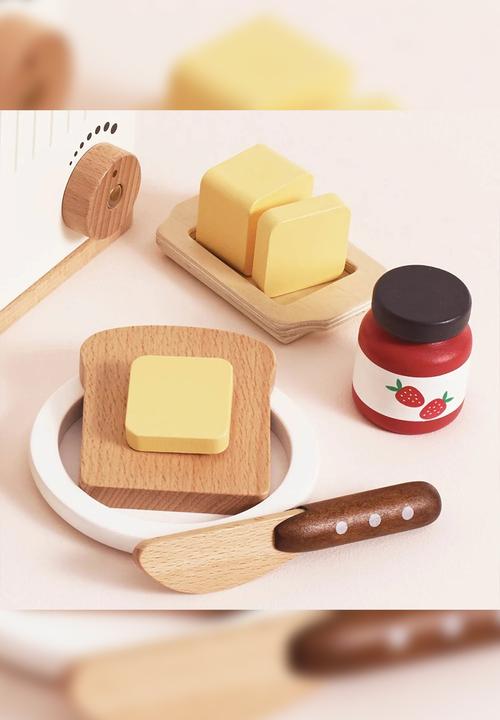 Le Toy Van - 12 Pcs Wooden Toaster & Breakfast Set - multi