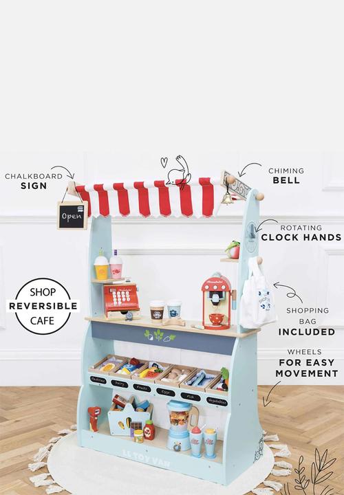 Le Toy Van - Wooden Shop & Cafe Market Stand - multi