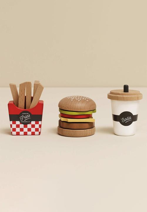 Le Toy Van - 13 Pcs Gourmet Hamburger Set - multi